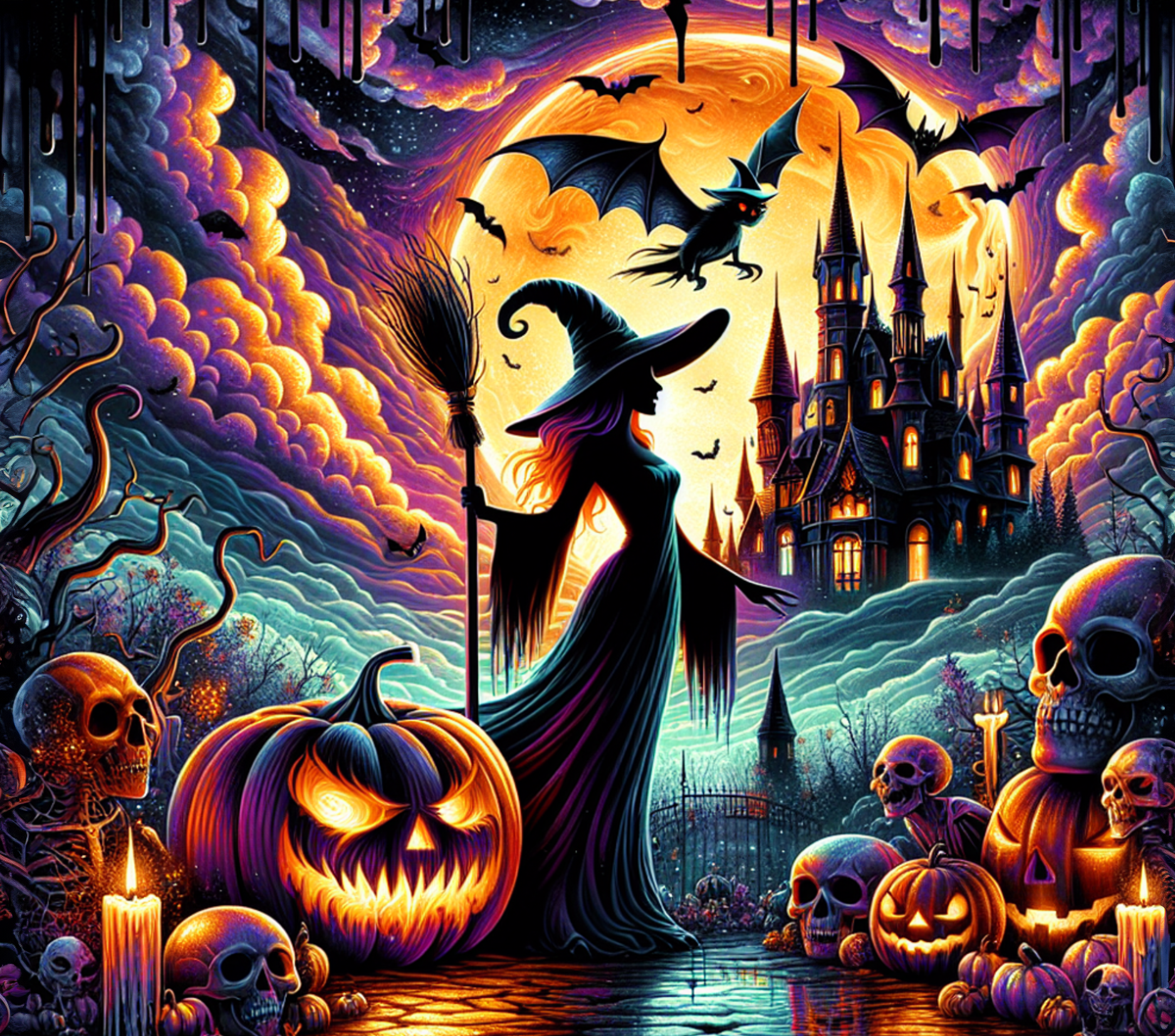 TUMBLER WRAP HAL 1 96 SpookyWitchWrap