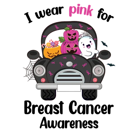 BCA 01  174 I WEAR PINK FOR BREAST CANCER AWARENESS