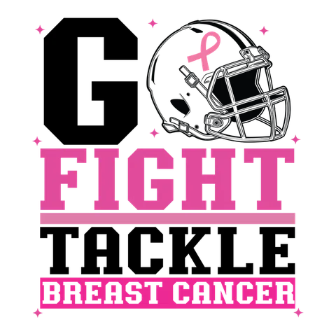BCA 01  101 GO FIGHT TACKLY BREAST CANCER