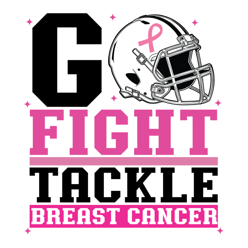 BCA 01  101 GO FIGHT TACKLY BREAST CANCER