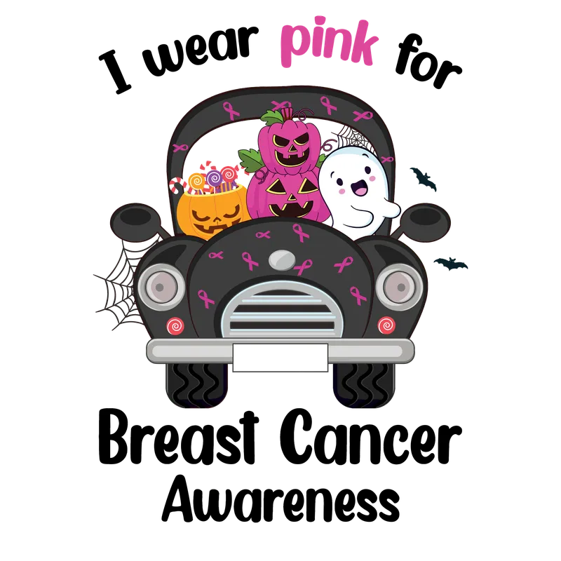 BCA 01  174 I WEAR PINK FOR BREAST CANCER AWARENESS