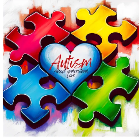AUT 1 353 Autism Accept understand Love